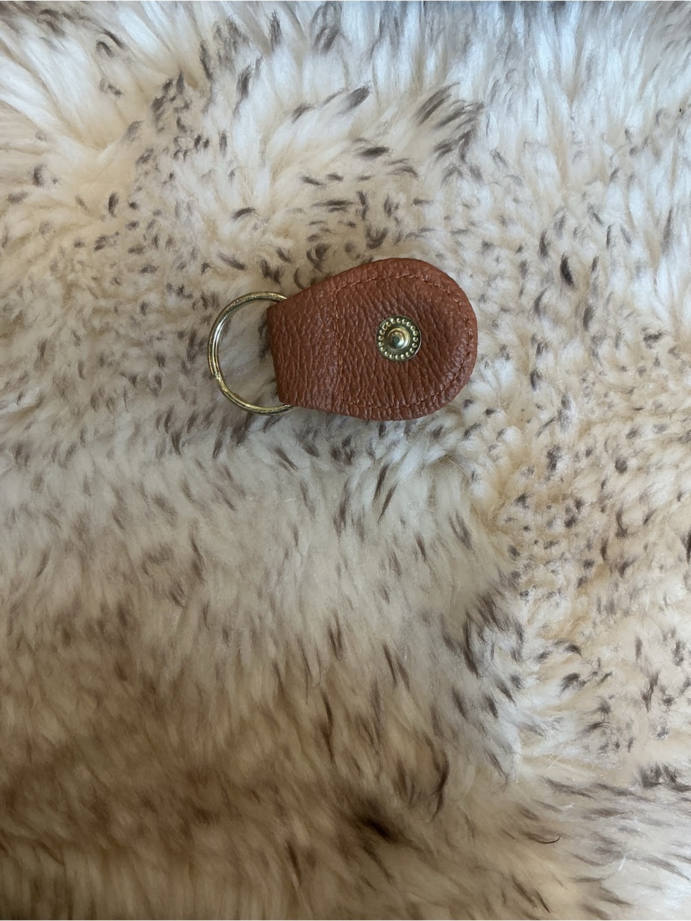 Leather Clutch Wallet in Brown with Paisley Flap - Picture 6 of 7